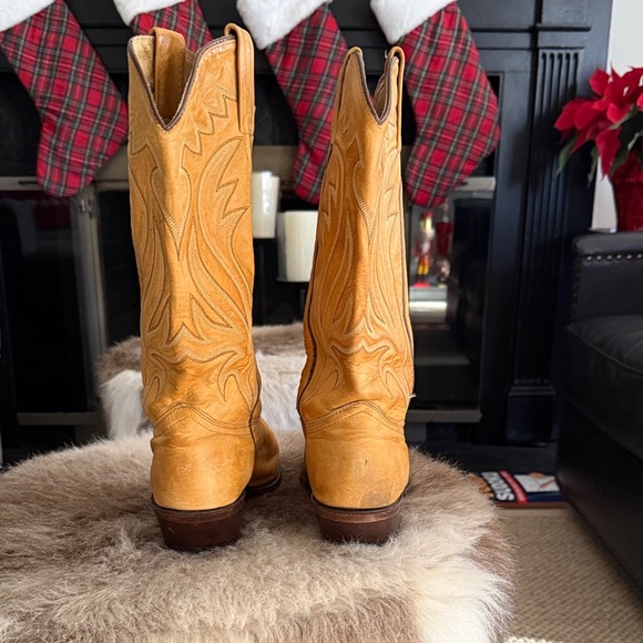 J.Chisholm Women's Cow hide leather Cowboy Boots - Picture 5 of 8